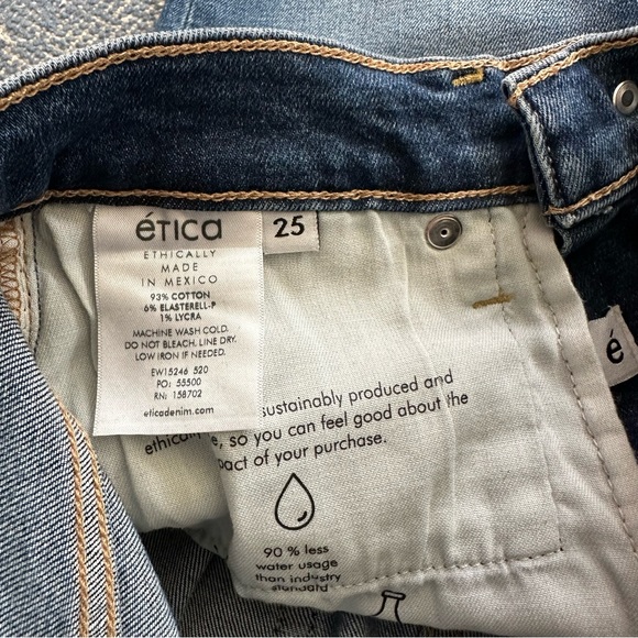 NWT Faherty Etica Brigitte Kick Flare Jeans 25 - Picture 4 of 4